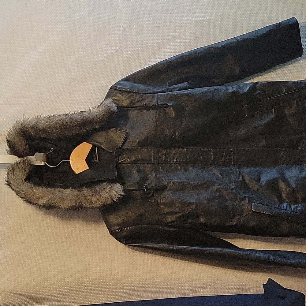 Kim Rogers Leather Coat